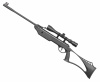 Винтовка пневматическая STRIKE BLACK "B031", к.4,5 мм